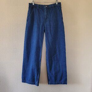 Abercrombie & Fitch Blue Wide Leg Jeans